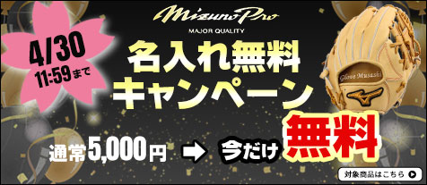 名入れ無料キャンペーン