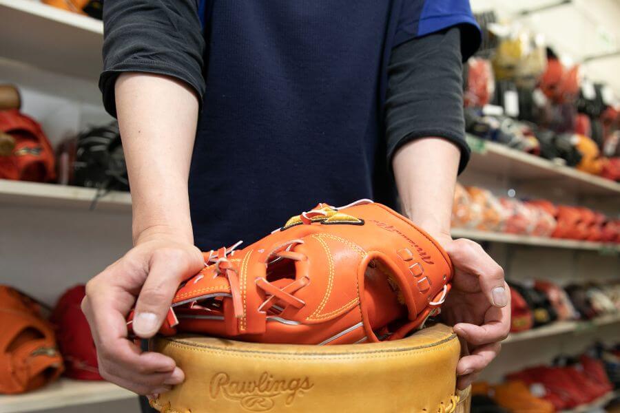 「ポジション別」のグローブ型付け