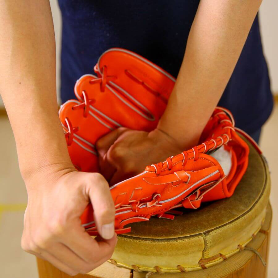 ムサシ流のグローブ型付け