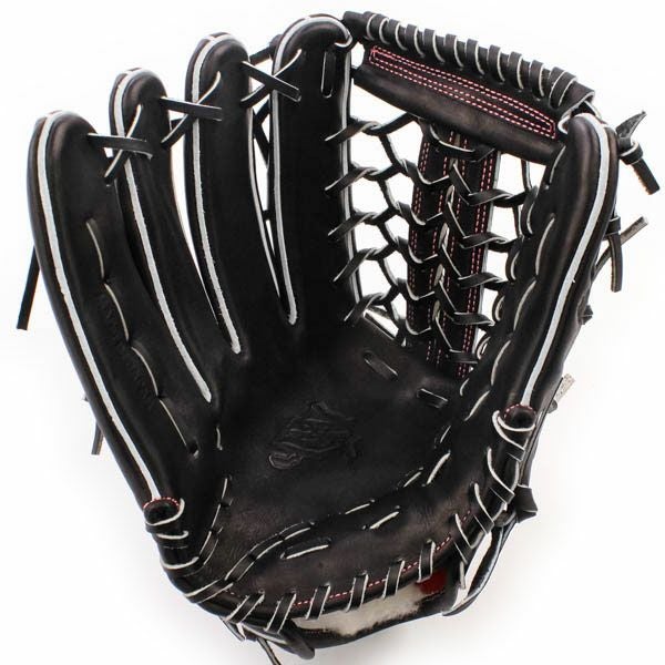 硬式グローブ CHIAKI 外野手用 左投げ 高校野球対応 fki-27-black-h